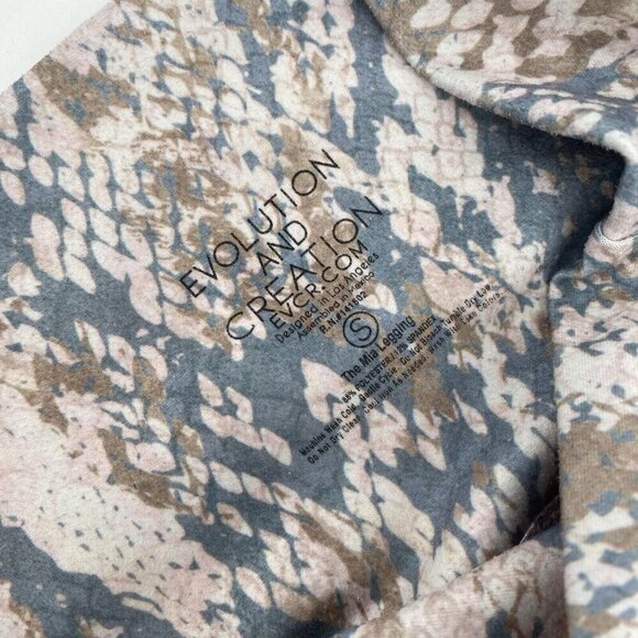 Evolution And Creation Size Small High Waist Pink Reptile Print The Mia Legging - Picture 10 of 10